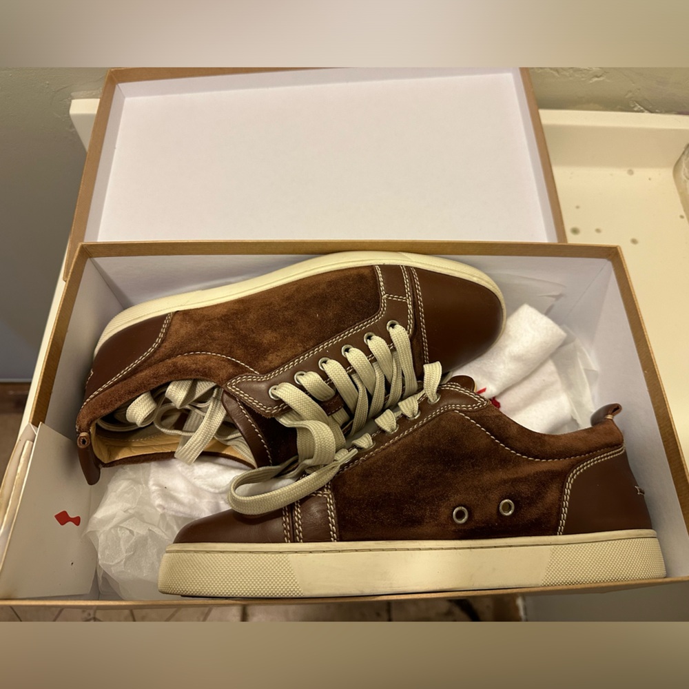 Christian Louboutin Louis Junior Flat calf/VEAU VELOURS 42